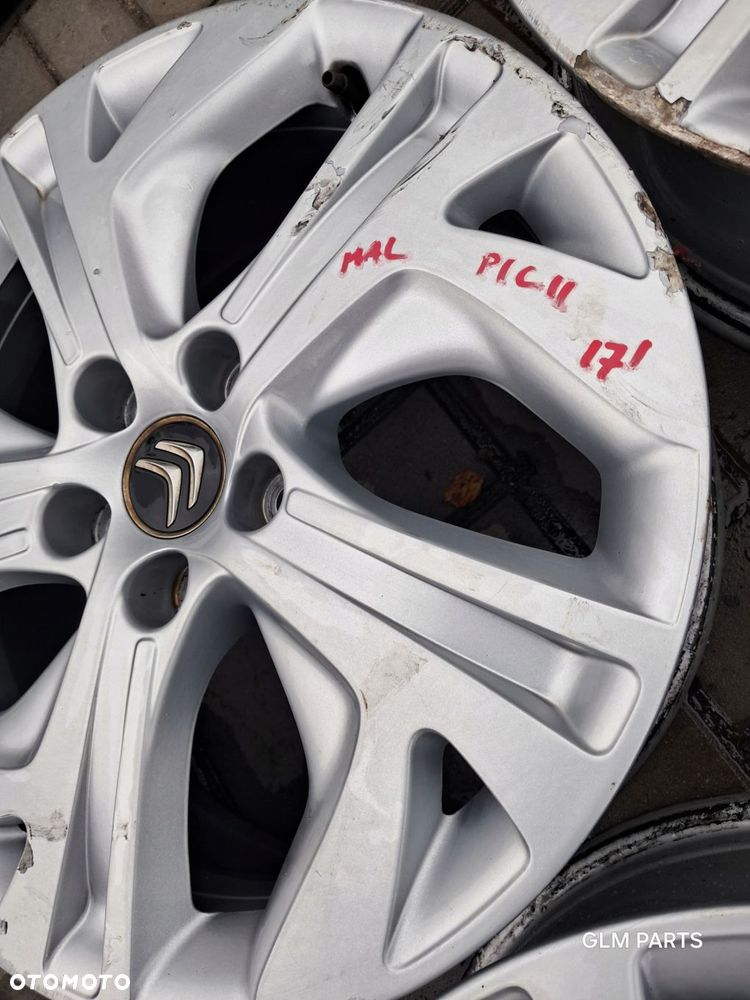 citroen c4 picasso ii felgi aluminiowe 17" koła 205/55/17 9677090177 - 11