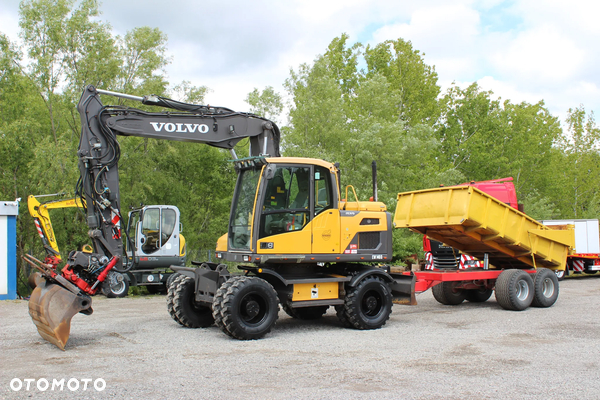 Volvo Ew140D Rototilt Przyczepka Niwelacja Nowe Opony Sprowadzona