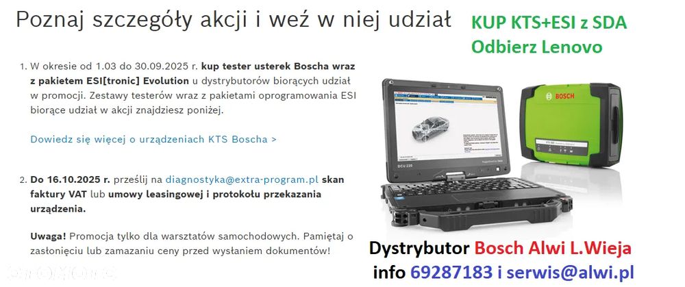 Kts 560 doip Sda tylko 9700 brutto Lub kup kts+pakiet Esi i odbierz Lenovo - 40