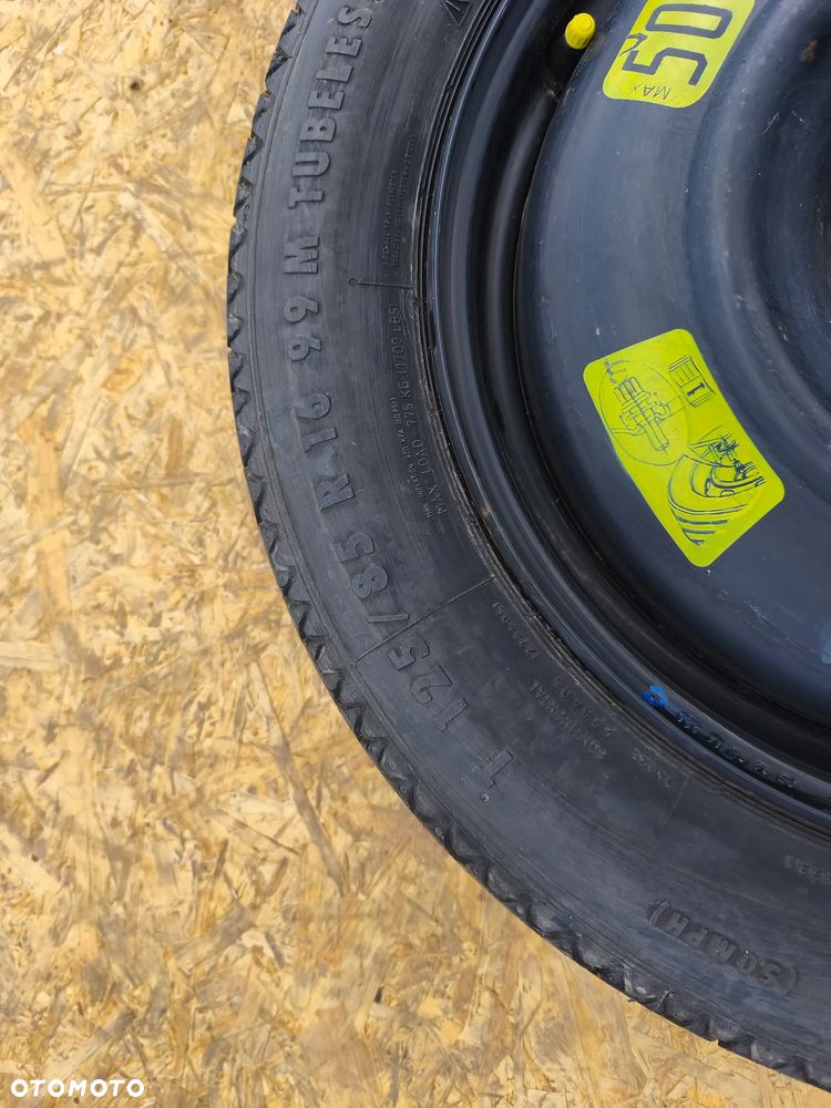 KOŁO DOJAZDOWE ZAPASOWE 125/85R16  5X108 16 CALI PEUGEOT CITREON OPEL TOYOTA - 7