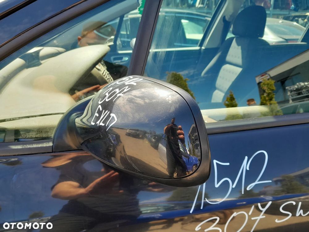 PEUGEOT 307 LUSTERKO LEWE PRZEDNIE LEWY PRZÓD KOLOR: EXLD - 3