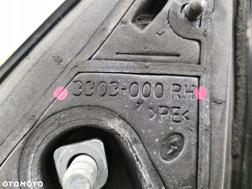 Lusterko prawe elektryczne Volvo V50 2004-2012 LAK:FLINT GREY 6PIN 3303000R - 4