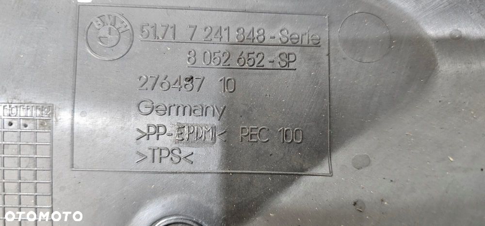 Bmw F20 F21 F22 Trójkąt Osłona Dolna Nadkola Prawy Przód Oryginał 7241848 - 7