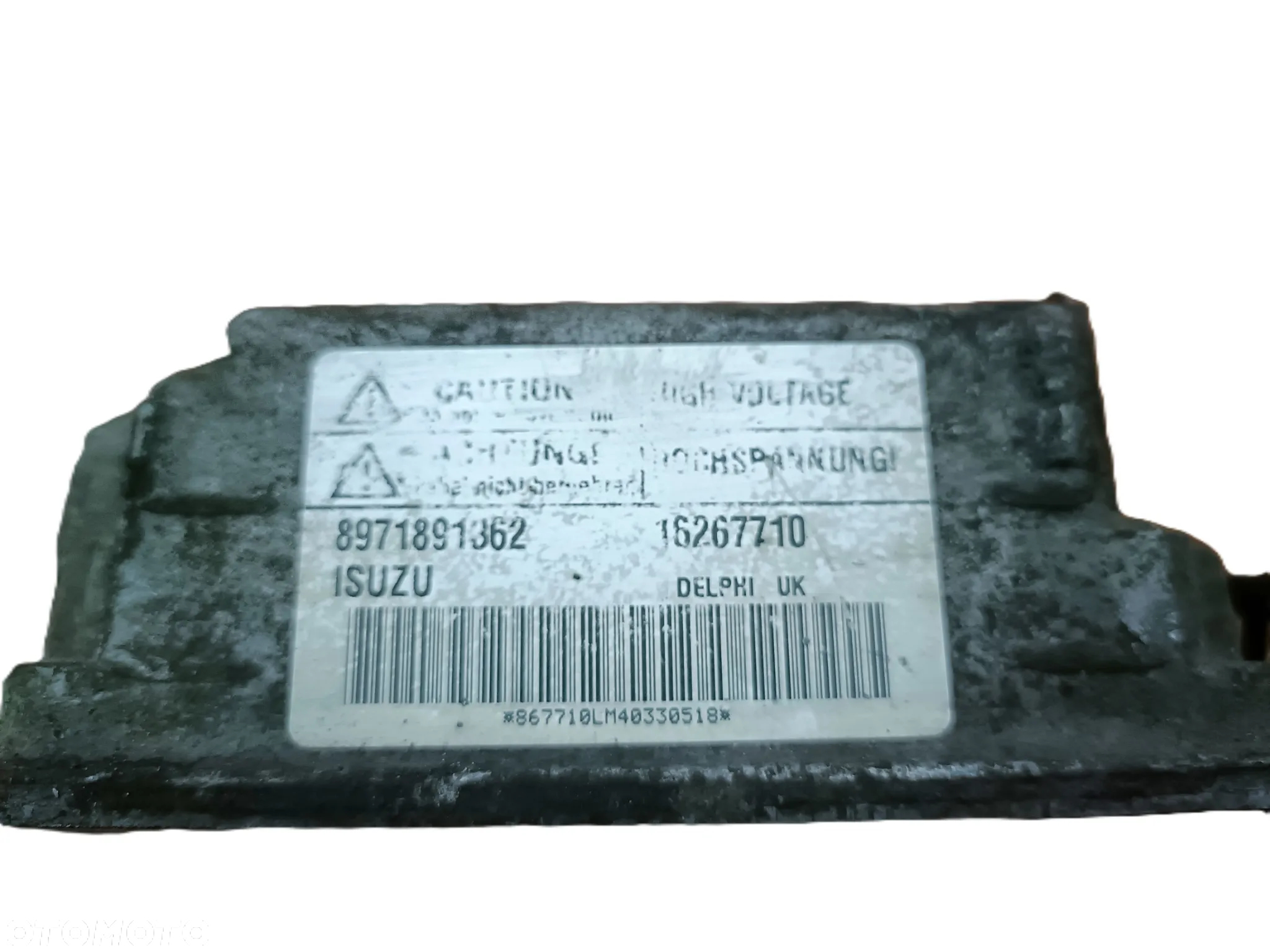 OPEL MERIVA A 02-10 1,7 CDTI ISUZU MODUŁ STEROWNIK POMPY WTRYSKOWEJ DELPHI 8971891362 * - 2