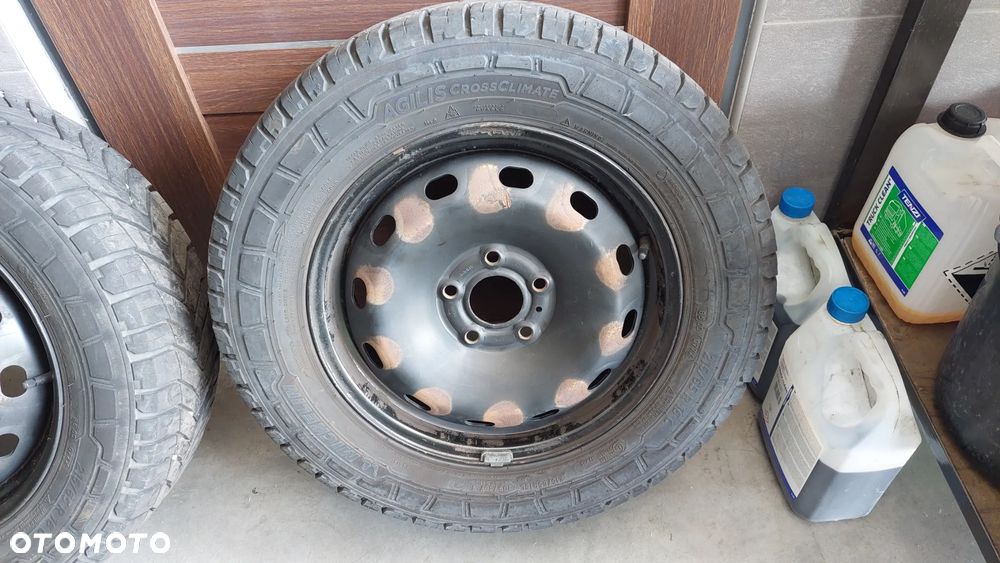 FELGI STALOWE Z OPONAMI KOMPLET RENAULT TRAFIC III 3 ROZSTAW OPON 215-65R-16C MICHELIN WIELOSEZON ET50 ROZ 6JX16H2 - 8