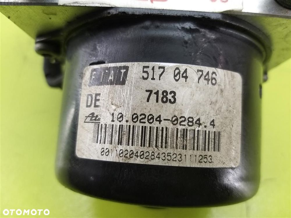 Pompa ABS STEROWNIK Fiat Doblo I 1.9JTD 103KM  2004-2010 ATE 51704746 - 5