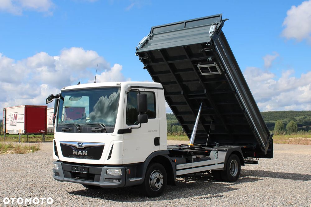 MAN TGL 12.220 12.250 Nowy 3-stronny WYWROT Kiper Wywrotka Manual Klima Blokada mostu TGM Atego Eurocargo Midlum - 2