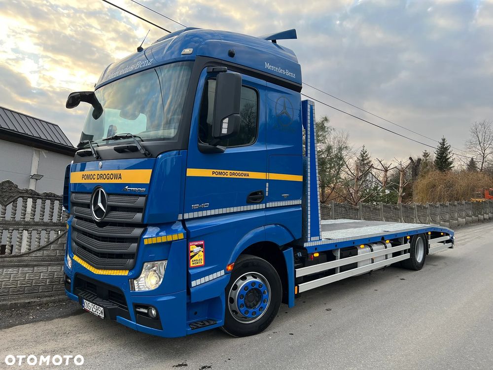 Mercedes-Benz ACTROS 1840 | MP4 | Euro 6 | 4x2 | Nowa Zabudowa | Autolaweta 7,80m | Xenon | Klimatyzacja Postojowa | z Niemiec | Pomoc Drogowa | Stan PERFEKCYJNY | - 1