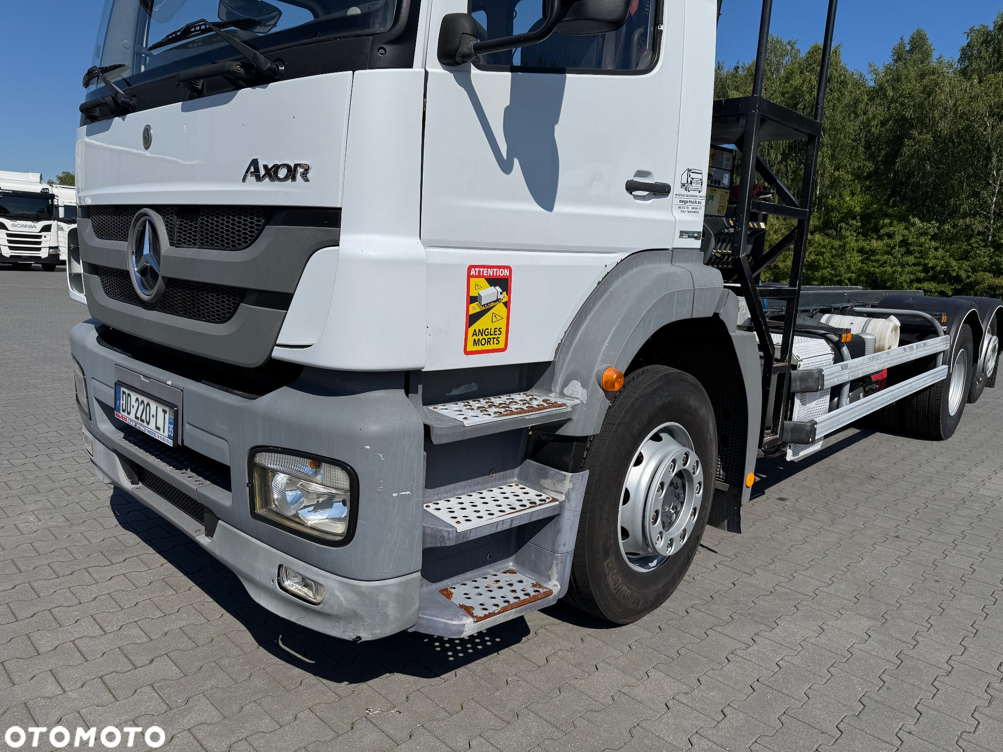 Mercedes-Benz AXOR 2533 6x2 podnoszona/skrętna Dżwig Palfinger Hwytak Rotator - 15