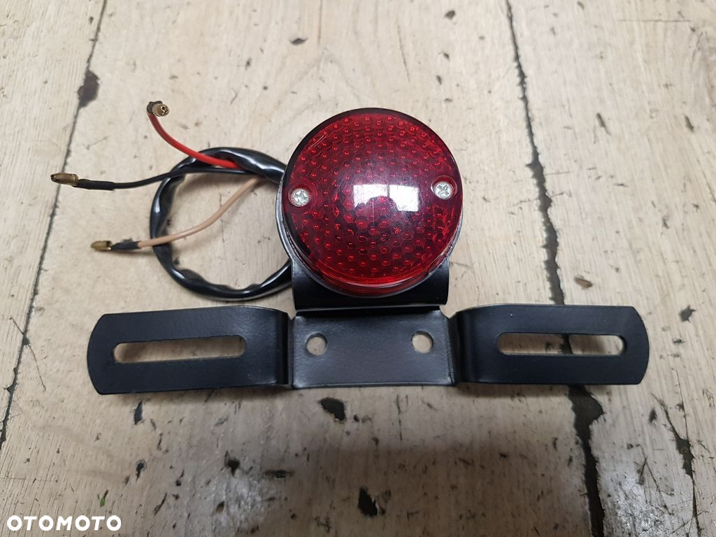 Lampa tył uchwyt tablicy Harley Cafe Racer Bobber Chopper Drag - 2