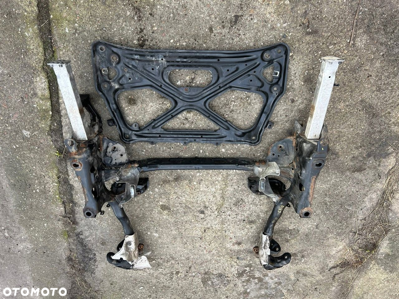 AUDI A8 D4 SANKI PRZEDNIE WÓZEK KOŁYSKA PRZÓD 4H0399315AE - 10