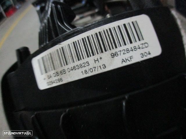 Kit Airbags 9672848580 96728484ZD 9803380480 PEUGEOT 208 1 FASE 1 2013 1.6HDI 92CV 3P CASTANHO PRETO Danificado - 10