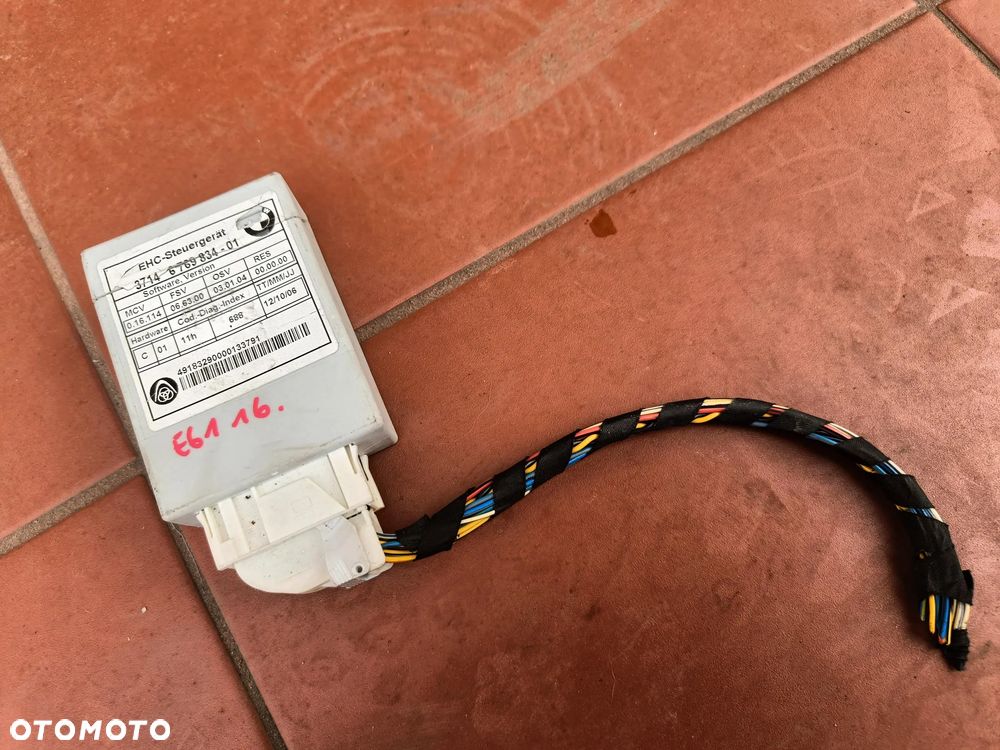 BMW E60 E61 MODUŁ STEROWNIK ZAWIESZENIA NIVO EHC SPRAWNY 6769834 - 1