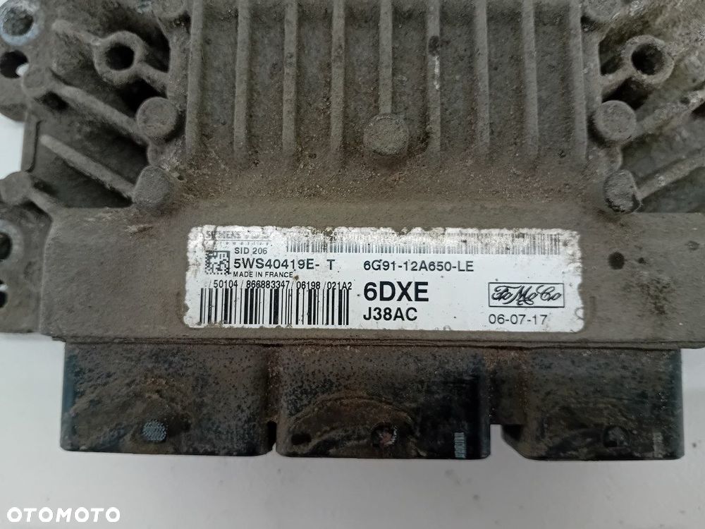 KOMPUTER, STEROWNIK FORD S-MAX 6G91-12A650-LE 5WS40419E-T 1.8 TDCI - 7