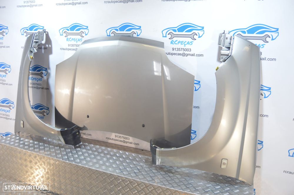 FRENTE COMPLETA NISSAN XTRAIL T30 CAPOT PARACHOQUES GUARDA-LAMAS OTICAS REFORÇO - 11