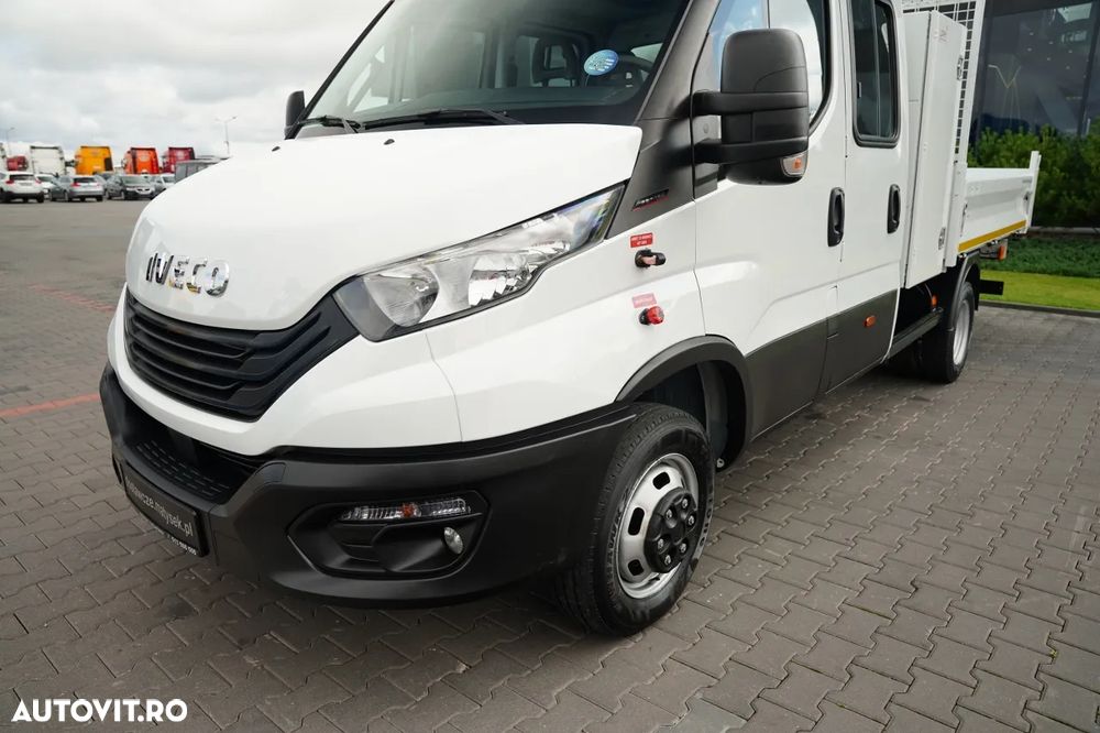 Iveco DAILY 35-160 / BASCĂLĂTOR DIN ALUMINIU / CAMION CU TRANZACȚIE MIXĂ - 6 LOCURI / MANUALĂ / DOUĂ RULOURI / EURO 6 - 20