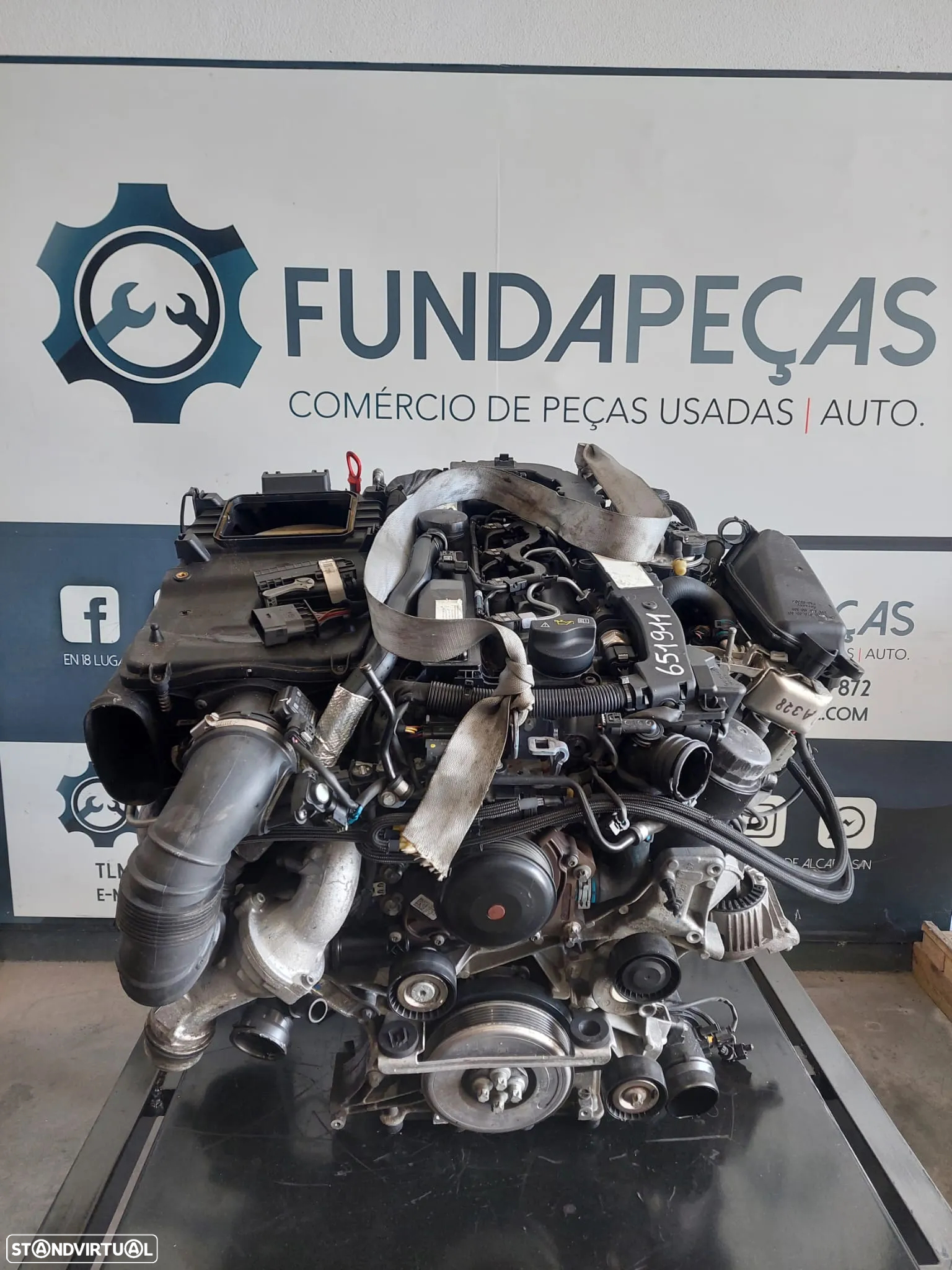 Motor Mercedes c220 2.2Cdi 204Cv Ref: 651.911 - 5