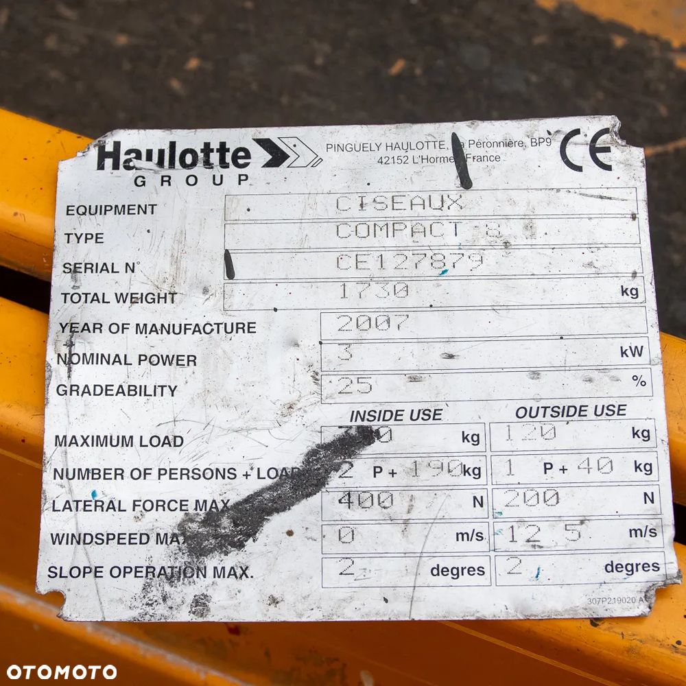 Haulotte Compact 8 - 12