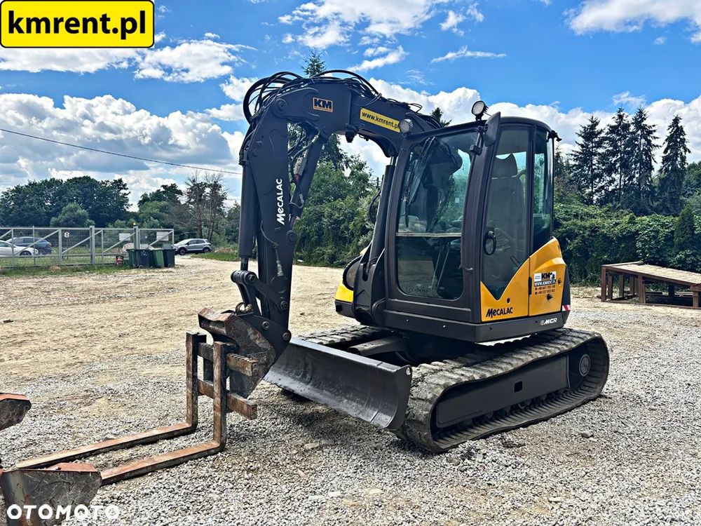 Mecalac 8 MCR MINI-KOPARKA 2012R. | MECALAC 6 MCR, JCB 8065 8080 8085 85 Z VOLVO ECR 88, CAT 308, 307 , BOBCAT 80 KOMATSU PC 88 - 20