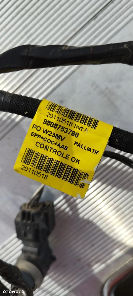 Peugeot 508 I lift instalacja zderzaka tył + czujniki PDC x 4 9808753780 - 2