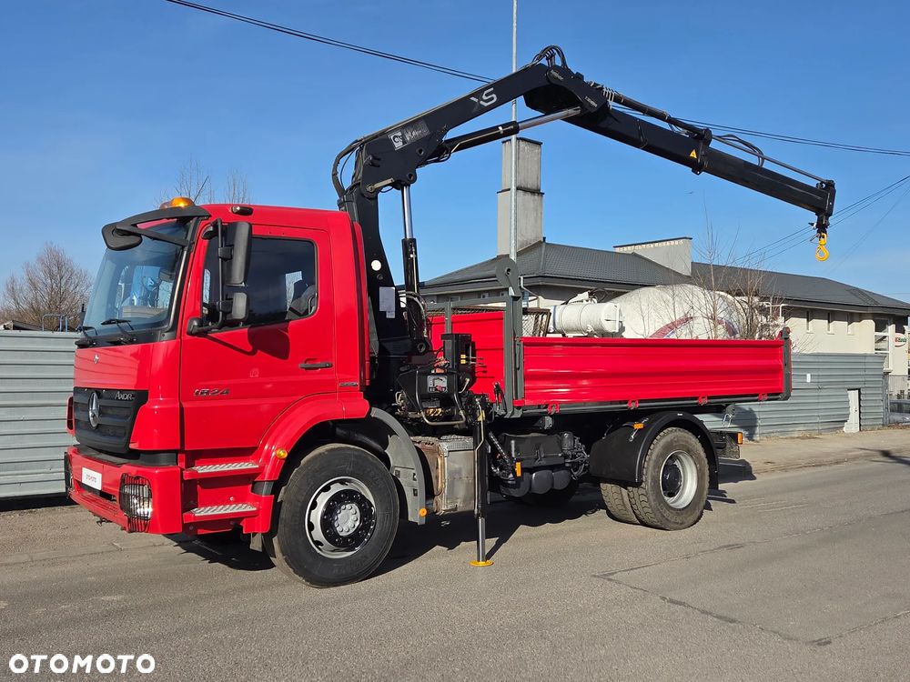 Mercedes-Benz AXOR 1824 // HIAB 122 HDS DŹWIG ŻURAW // NOWY KIPER WYWROTKA 3str // NOWE UDT W CENIE // MOŻLIWY ROTATOR WIDŁY CHWYTAK CZERPAK - 3