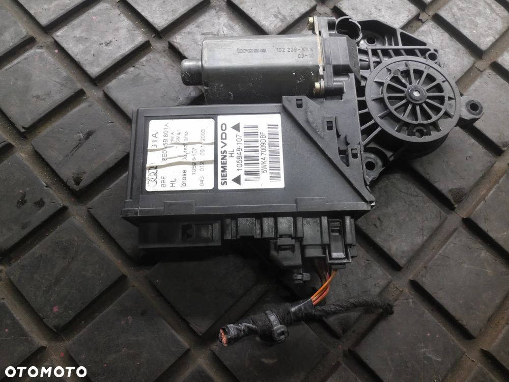 AUDI A4 B6 SILNICZEK PODNOŚNIK SZYBY LEWY TYŁ 8E0959801A POSIADAM 2 SZT - 4