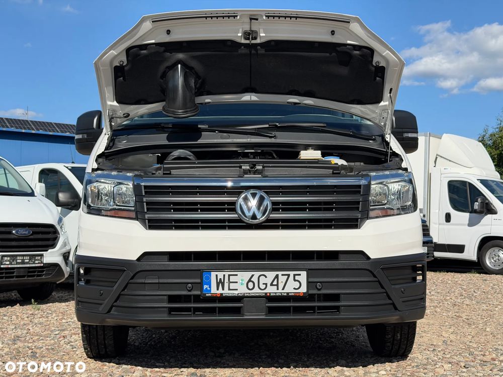 Volkswagen CRAFTER VAN VAT-1 z ZABUDOWĄ SERWISOWĄ WARSZTAT StoreVAN Półki, Szuflady, Kuwety na drobne przedmioty, Masaż fotela kierowcy, Fotel pneumatyczny terapeutyczny pilot ergoActive, Podgrzewana szyba, Kierownica wielofunkcyjna, Tempomat, Ogr. prędkości, Minibar, Fabrycne parktroniki przód i tył, DMC:3500kg, Homologacja haka 3000kg! Duża ładowność 1315kg Model L2H1 Paka dł. 3450mm - 14