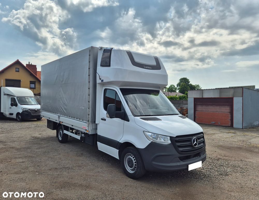 Mercedes-Benz SPRINTER 315 AUTOMAT GWARANCJA PRODUCENTA 09.2027 9G-TRONIC PLANDEKA FIRANA 10EP BEZKLUCZYKOWY DOSTĘP SALON PL BEZWYPADKOWY BEZ WKŁADU SERWIS ASO FV23% 2.0 150KM - 9
