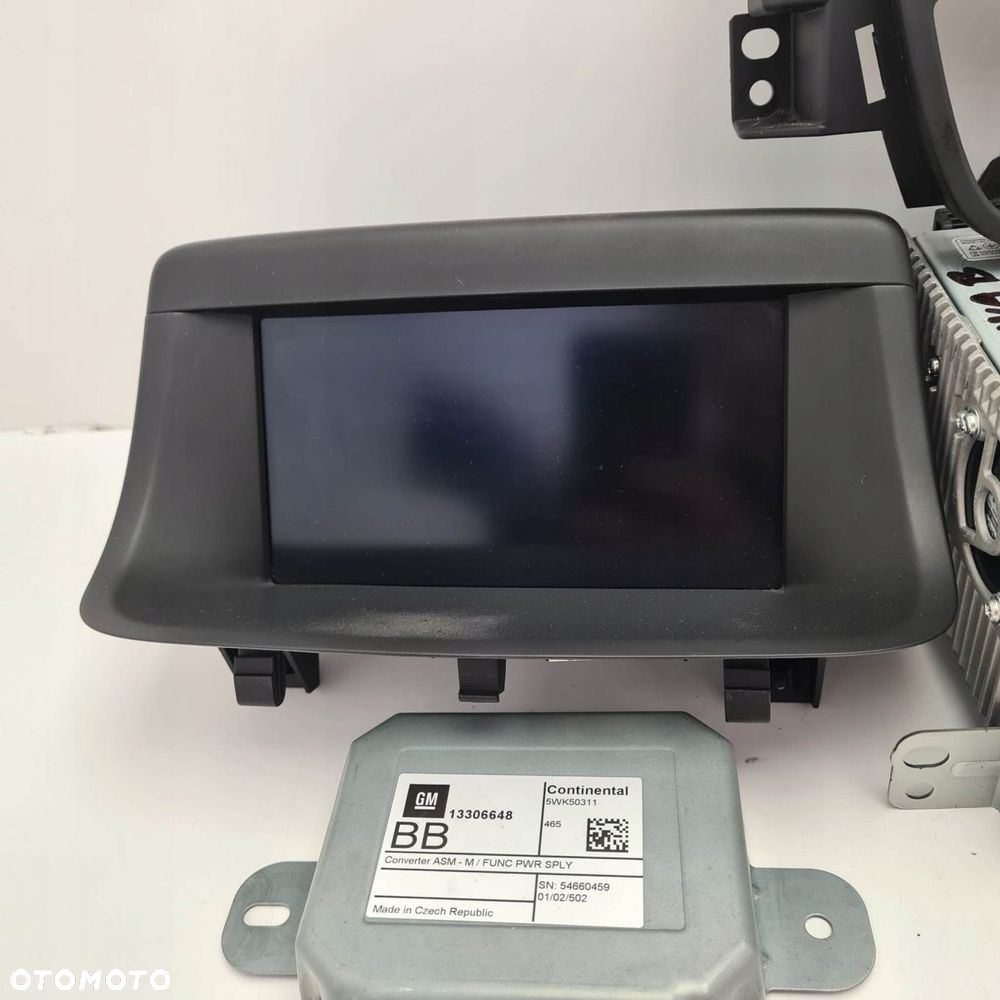 opel meriva b zestaw nawigacja radio ekran panel - 3