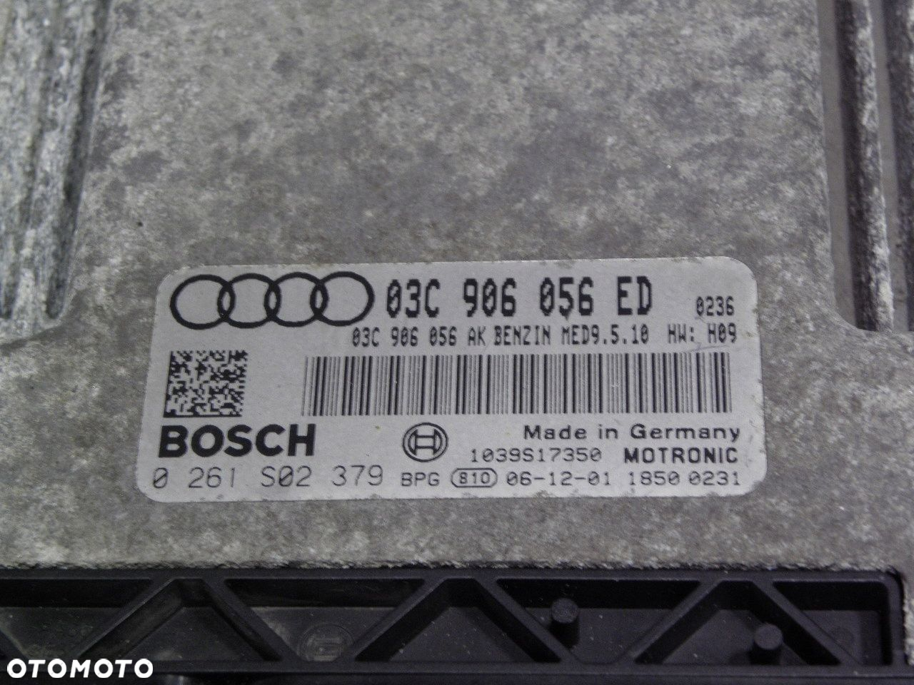 AUDI A3 8P 1.6 // STEROWNIK SILNIKA 03C906056ED - 2