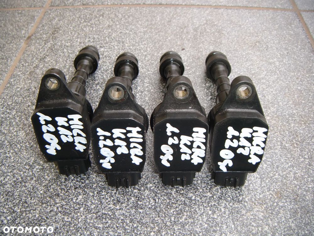 nissan micra k12 05r  1.2  cewki zapłonowe komplet 4szt 6744270 - 1