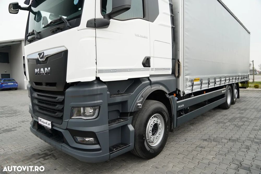 MAN TGX 26.520 / 6x2 / 9.3 M CORTINĂ / ACOPERIȘ RIDICABIL / AXĂ RIDICABILĂ / DIRECȚIE / NOU - 10