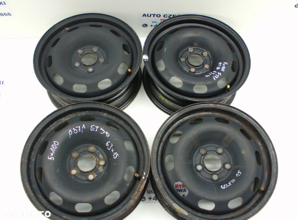 VW Felgi Stalowe 5x100 6Jx15 Et38 - 3