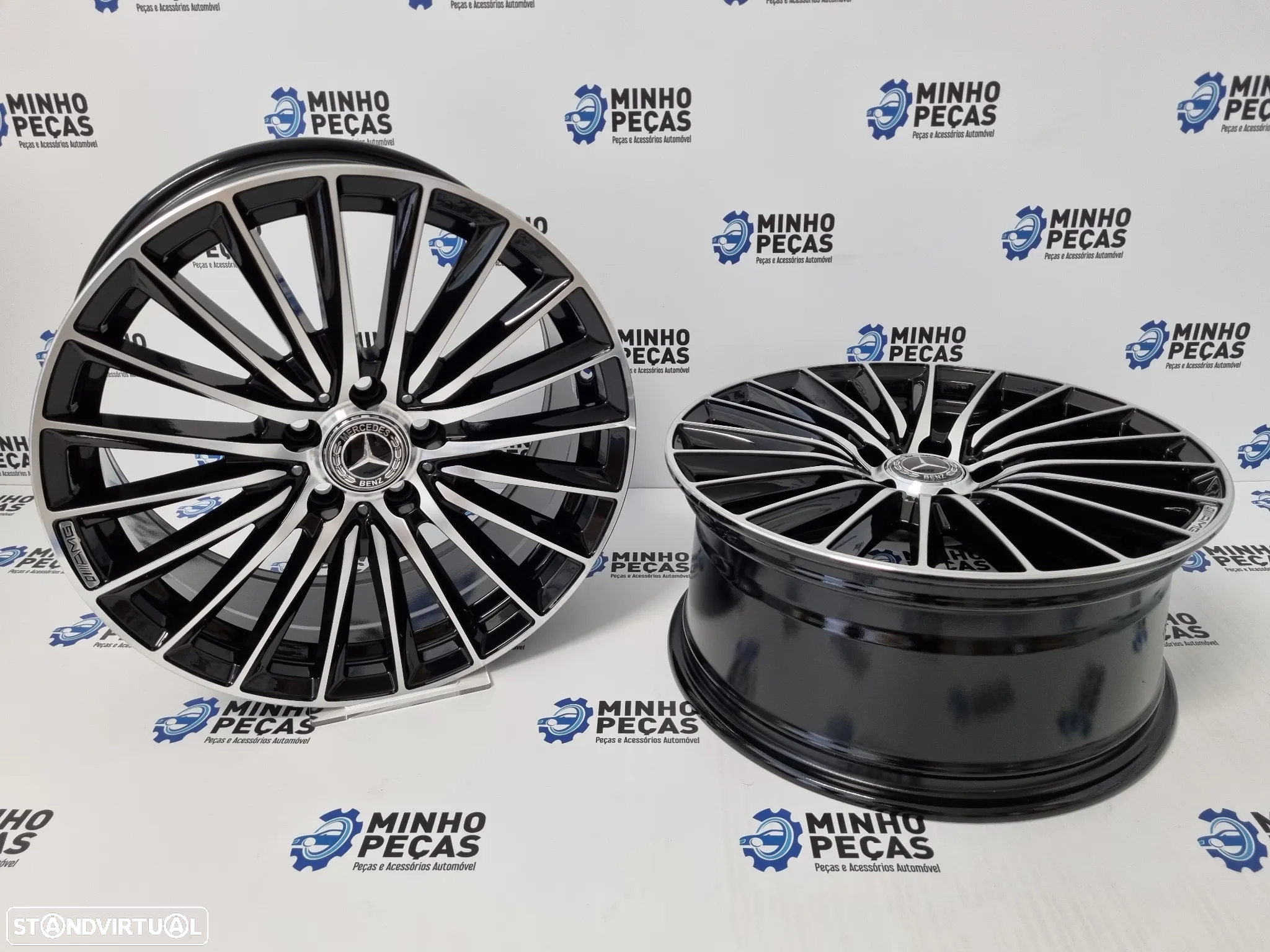 Jantes Mercedes Novo Class C (W206) AMG em 18 Black Polish - 4