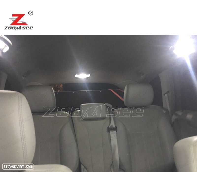 KIT COMPLETO DE 22 LÂMPADAS LED INTERIOR PARA MERCEDES CLASE R W251 R320 R350 R500 2006-2014 - 4
