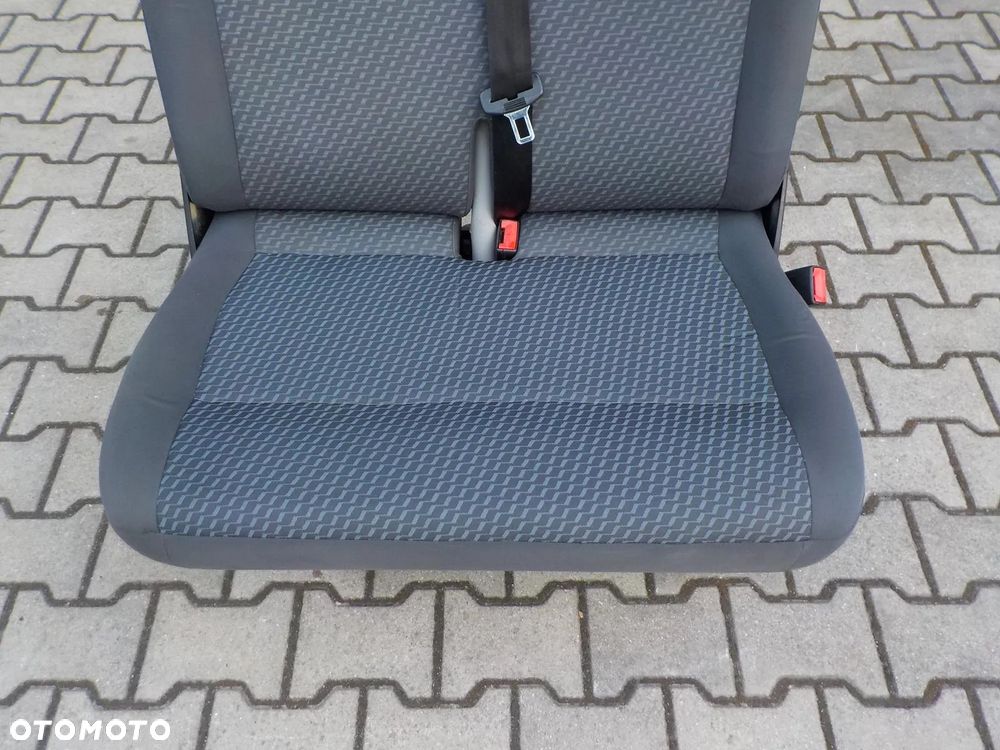 VW T5 T6 FOTEL PODWÓJNY PASAŻERA PRZÓD DWÓJKA - 2