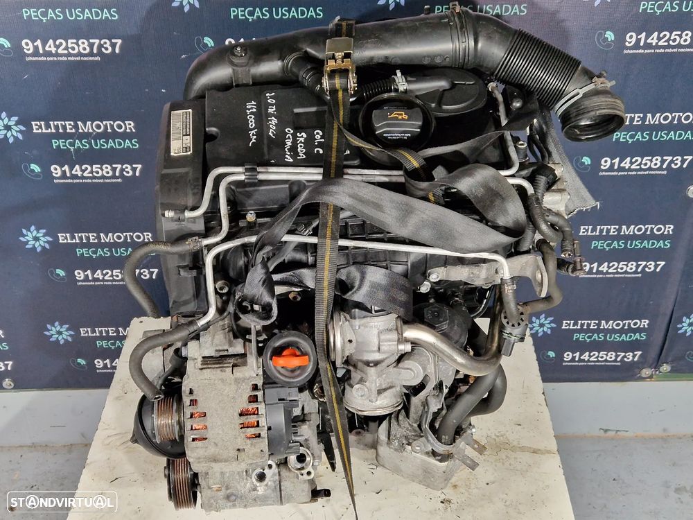 Motor usado BKD SKODA OCTAVIA 2.0 TDI 140CV COLAÇA C AUDI A3 LEON VOLKSWAGEN GOLF - 1