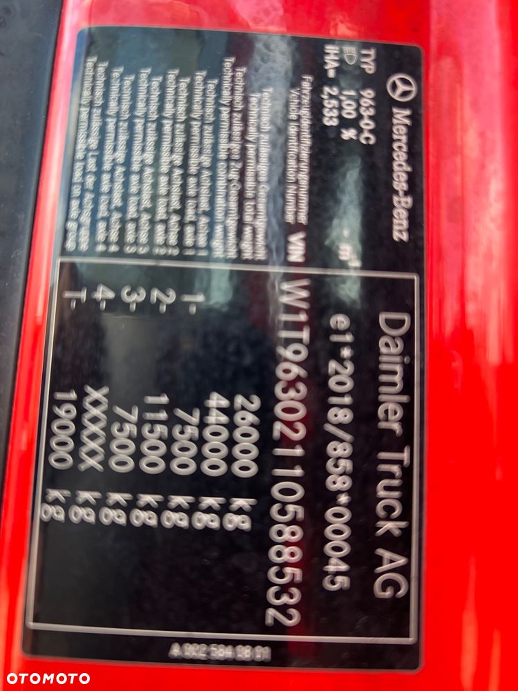 Mercedes-Benz ACTROS  MP5 euro6 6x2 jumbo zestaw  38 palet 120m - 23