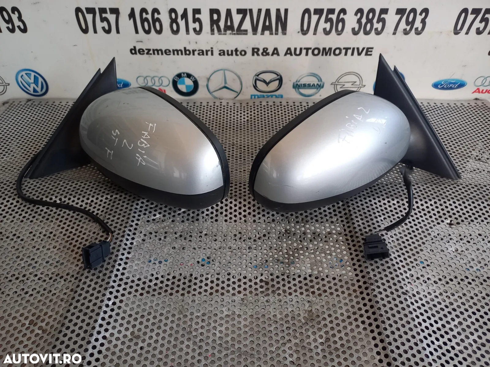 Oglinzi Oglinda Stanga Dreapta Electrica Skoda Fabia 2 An 2007-2008-2009-2010-2011-2012-2013-2014 V - 10