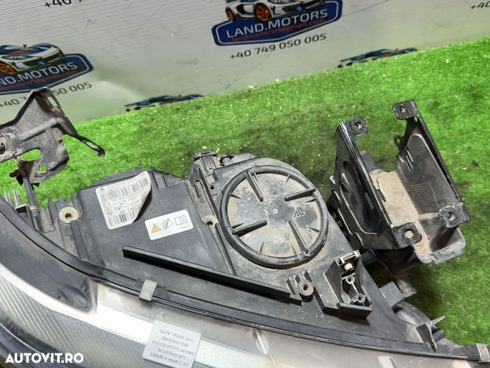 FAR DREAPTA UK CU LUPA / XENON BMW SERIA 4 M-PACHET 420D F32 / F33 / F36 2.0 DIESEL 2013 COD OEM 7317408 / 7387544 / 7387544-01 / 7377846 / COUPE 2013-2021 - 4