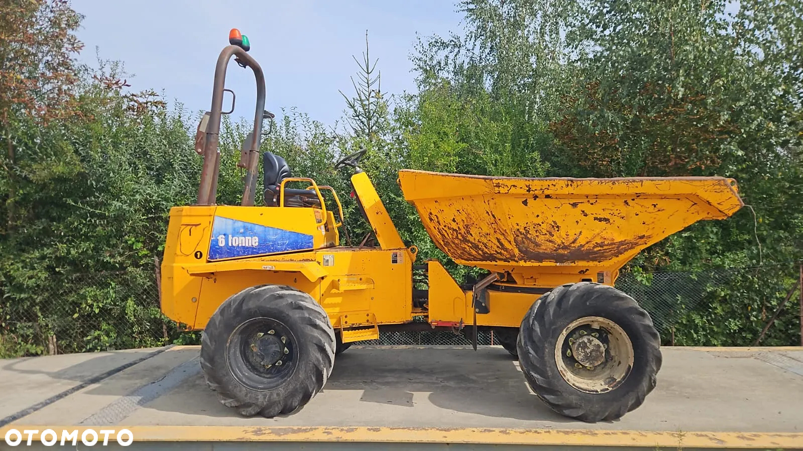 Thwaites Wozidło budowlane obrotowe Thwaites 6T ton 2008 4x4 Terex Benford 5t - 4