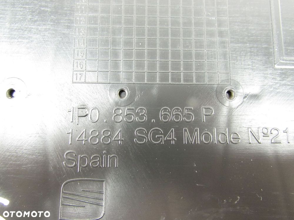 SEAT LEON II CUPRA FR LIFT 09-12 KRATKA ZDERZAKA PRZOD LEWA 1P0853665P - 7