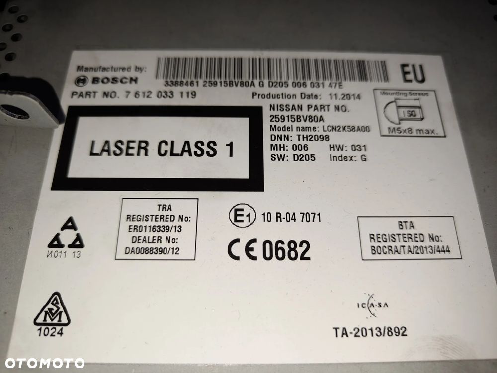 Nissan Juke F15 lift radio nawigacja - 2