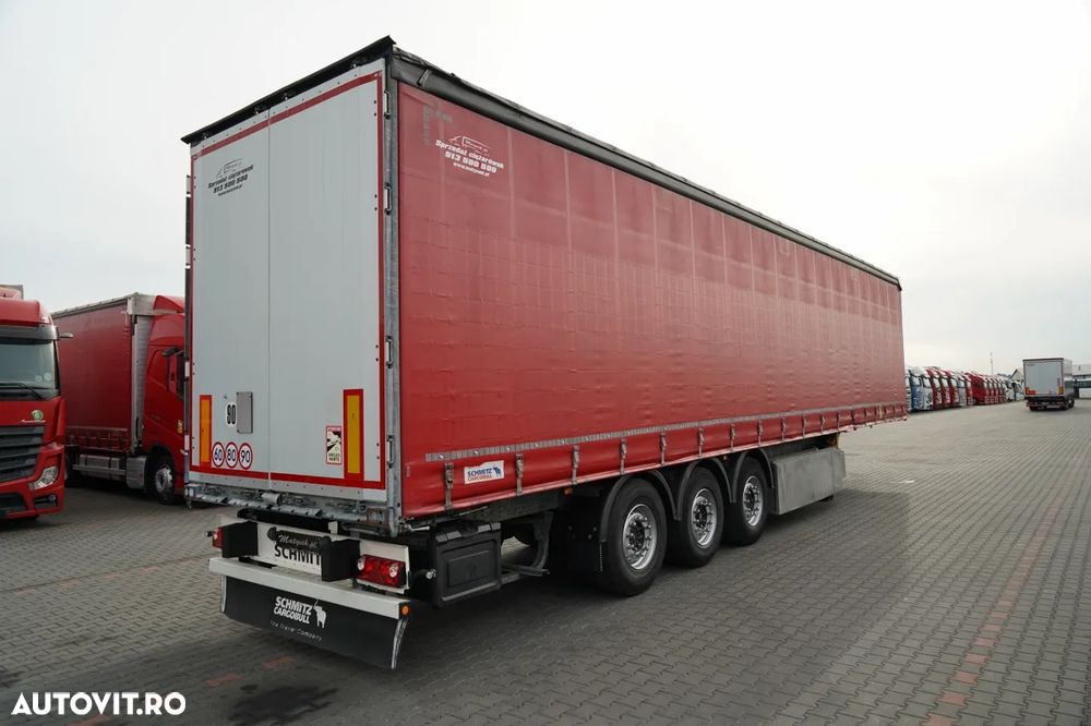 Schmitz Cargobull / SEMIREMORCĂ CU PRELATĂ (CURTAINSIDER) / STANDARD / CUTIE PENTRU PALETI / PRELATĂ RANFORSATĂ / - 7