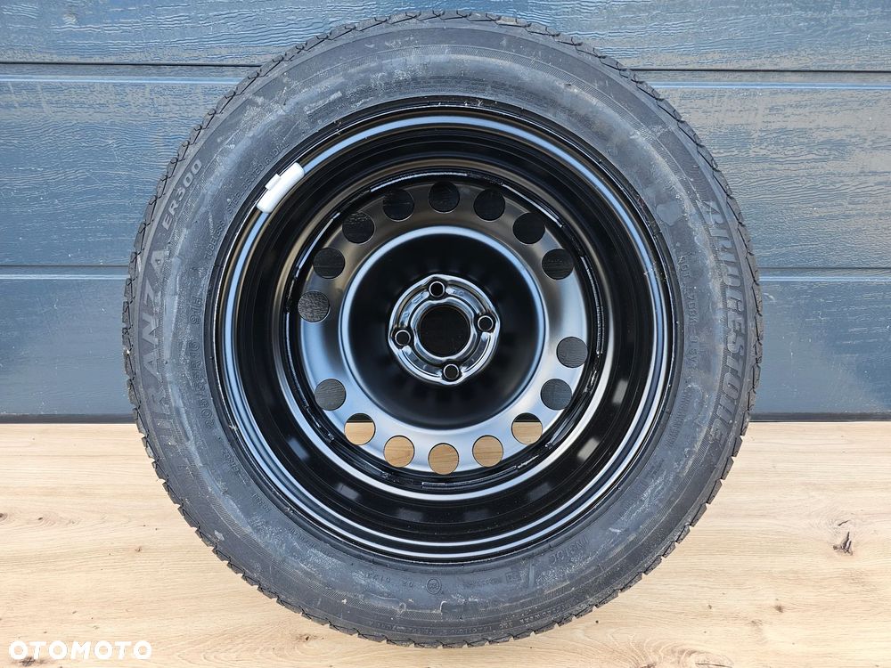 KOŁO ZAPASOWE ZESTAW NAPRAWCZY OPEL ASTRA G H MERIVA A CORSA D 4X100 16 CALI ET37 205/55/16 BRIDGESTONE - 9