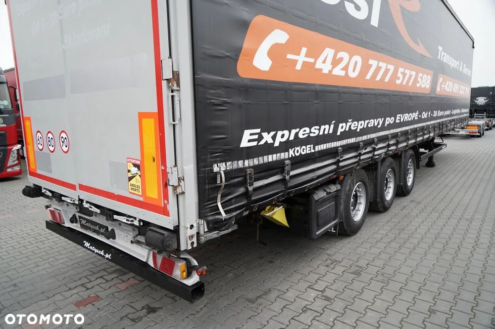 Kögel FIRANKA / MEGA / OŚ PODNOSZONA / OSIE SAF / DACH PODNOSZONY / LOW DECK - 13