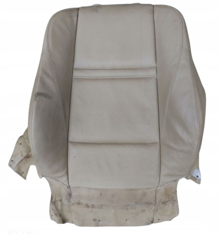 bmw x5 e70 oparcie fotela lewego przedniego jasna podgrzewana skóra - 1