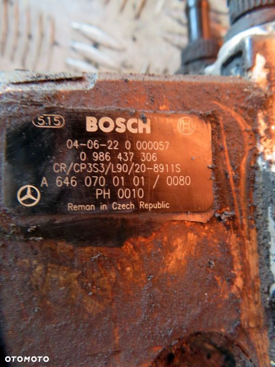 POMPA WTRYSKOWA E-KLASA W211 2.2 2.7 CDI A6460700101 0986437306 MERCEDES 2002-2006 - 5