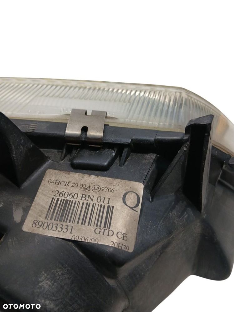 LAMPA LEWA PRZEDNIA PRZÓD KIERUNKOWSKAZ NISSAN ALMERA N15 26060BN011 - 3