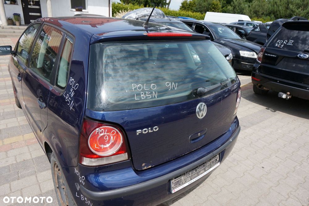 KLAPA BAGAŻNIKA TYLNA POLO IV 9N 5D HB LB5N  GRANATOWY VOLKSWAGEN 2001-2004 - 2